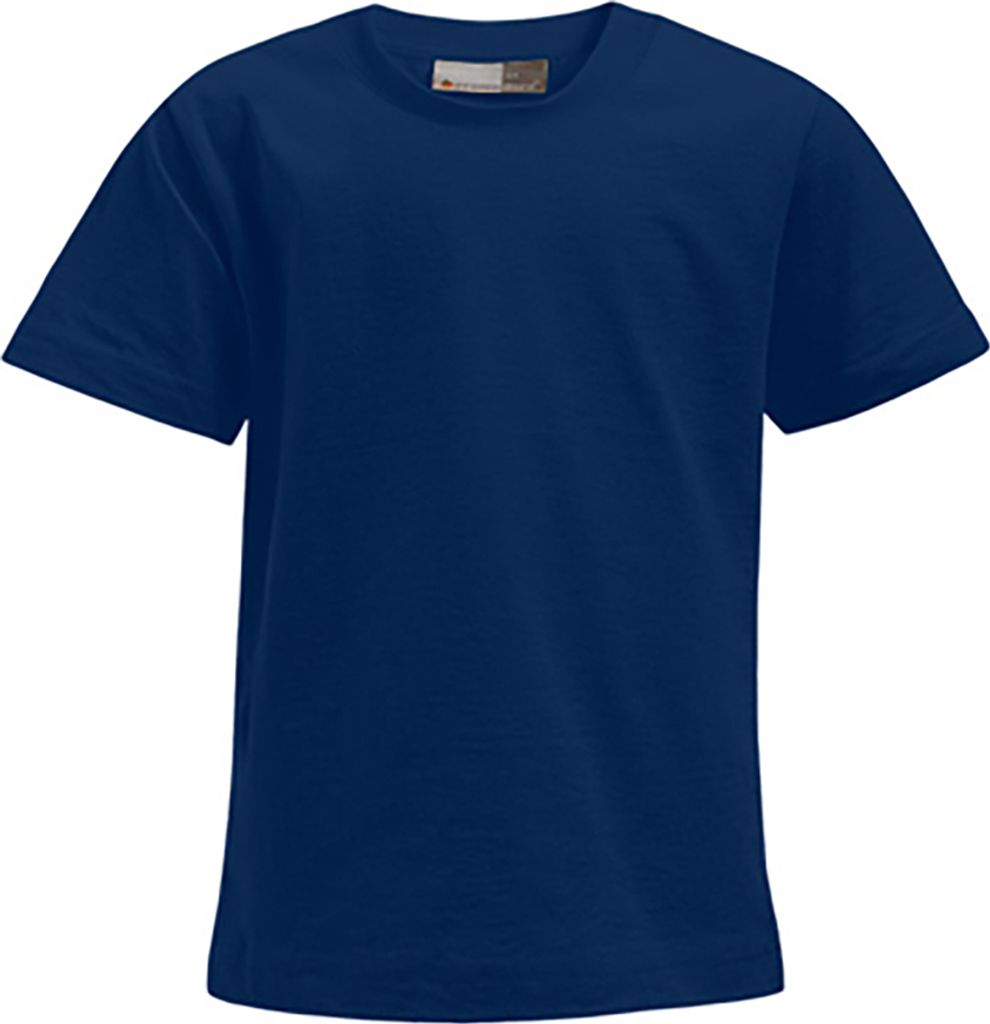 Premium T-Shirt Kinder, Marineblau, 128