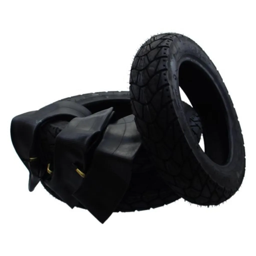 Pneu Vespa PX et Ape 3.50-10 Kenda K415 M+S Kit Complet avec Chambres