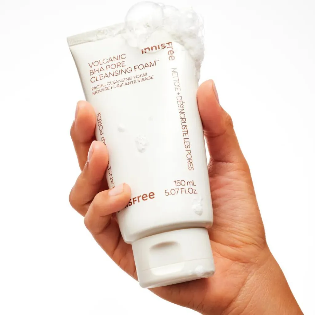 Mousse Nettoyante Innisfree BHA 150ml à la Roche Volcanique Absorbante
