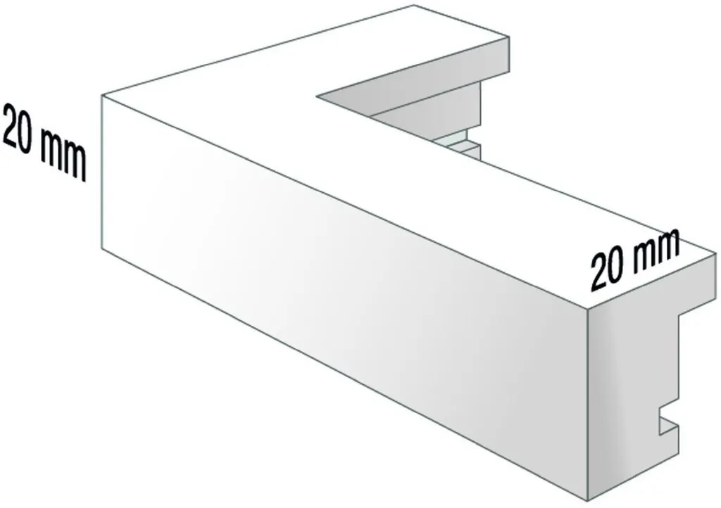 Cornice moderna 60x80 cm bianca - 9
