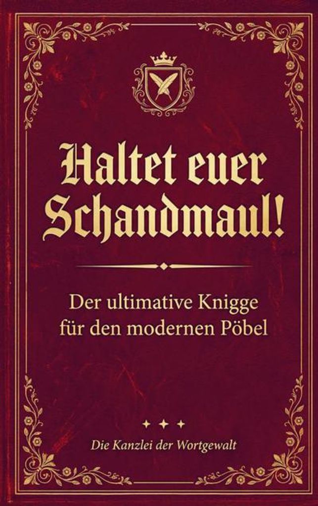 Haltet Euer Schandmaul! Der ultimative Knigge für den Immagine del prodotto 