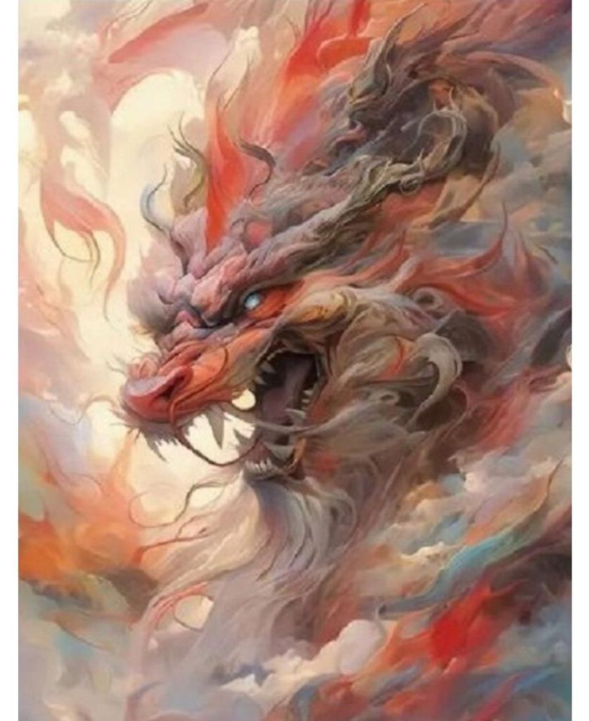 NORIMPEX Diamond Kleiner Ofen June Dragon 30x40cm