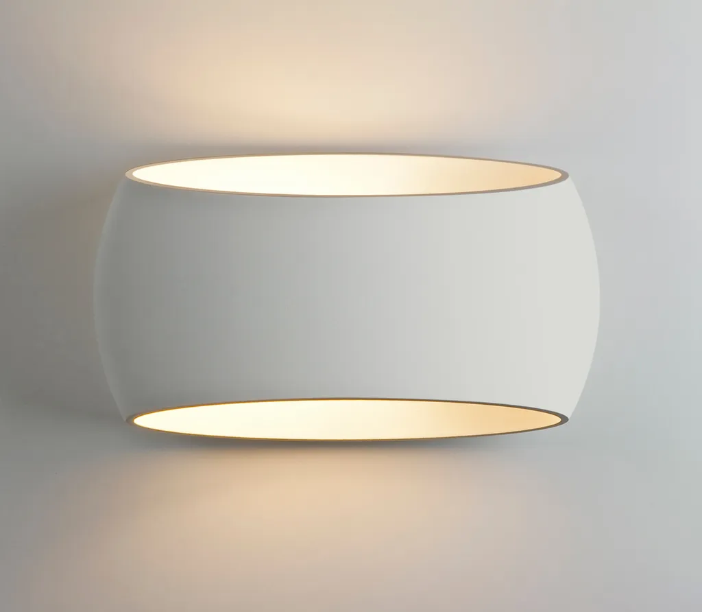 Applique Aria en plâtre pour éclairage indirect chambre et séjour G9