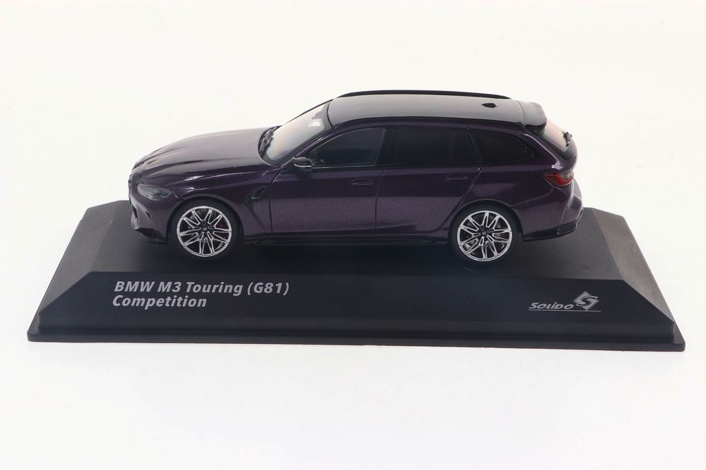 Solido 1:43 BMW G81 M3 Touring, 2023 lila Produktbild 1