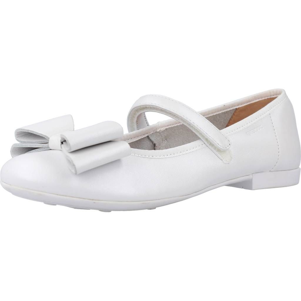 Geox Fille Jr Plie' B - Ballerines En Cuir Confortables Pour École & Quotidien - Respirantes Et Antidérapantes