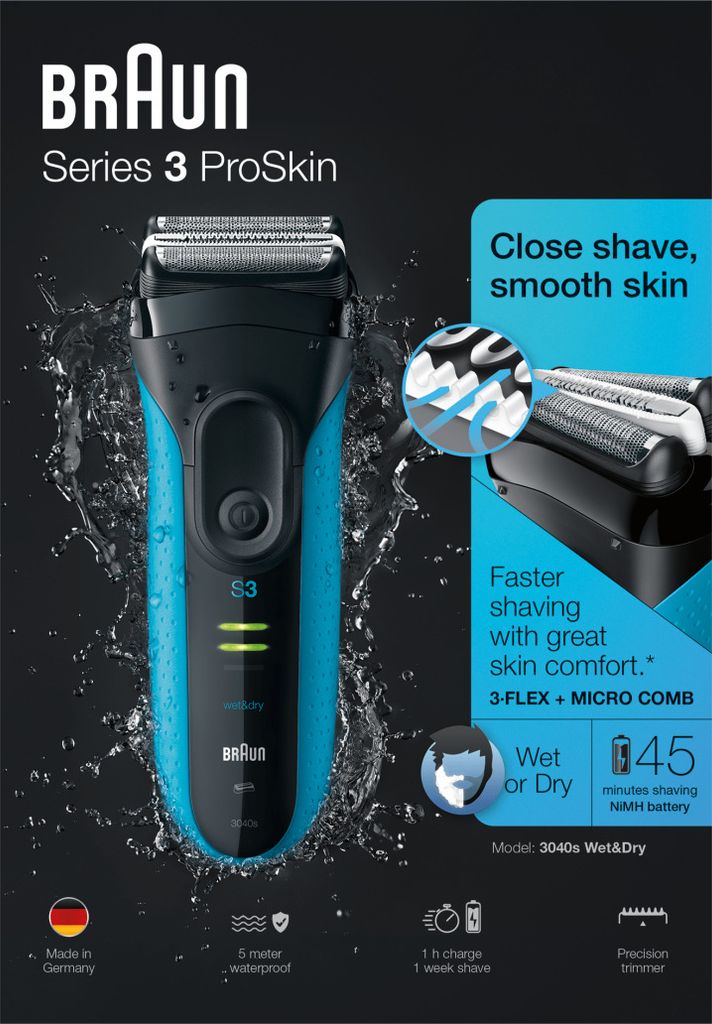 Braun Series 3 3040s wet&dry - Holiaci strojček s Obrázok produktu 20
