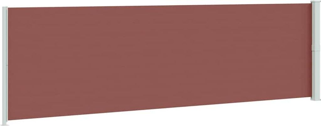 vidaXL Seitenmarkise Ausziehbar 180x600 cm Braun