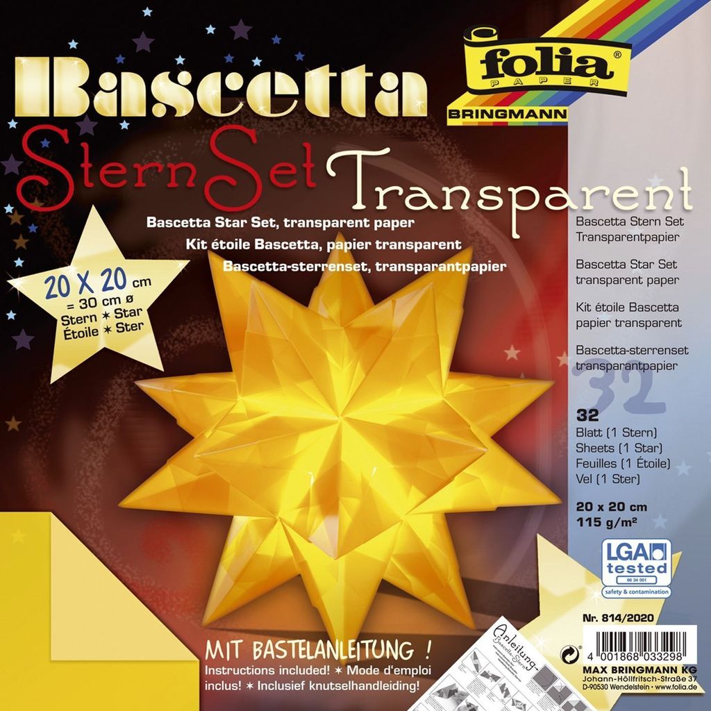 Folia 814/2020 Umyvadlo Stern - gelb, transparentní, Ø 30 Obrázek produktu 