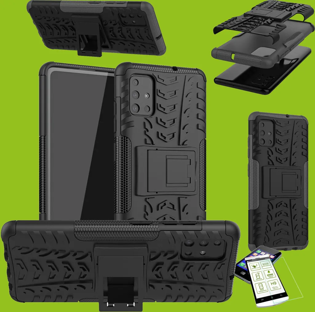 Offerta Samsung Galaxy A31: Cover Hybrid 2 Pezzi + Vetro Temperato