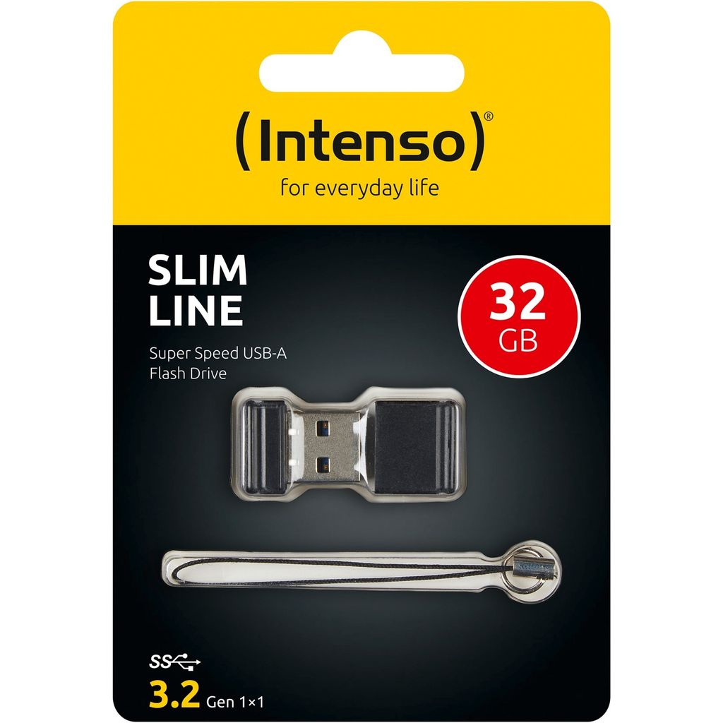 Intenso Slim Line, 32 GB, USB Typ-A, 3.2 Gen 1 (3.1 Gen 1), Obrázok produktu 