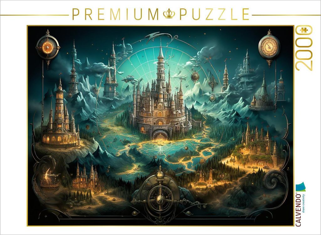CALVENDO Puzzle Im Königreich | 2000 Teile Lege-Größe 90x67cm Foto-Puzzle für glückliche Stunden