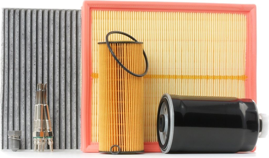 RIDEX Inspektionspaket Filterset für VW PASSAT Variant (3B6) PASSAT Variant (3B5) PASSAT (3B3) PASSAT (3B2) für AUDI A6 Avant (4B5, C5) A6 Limousine