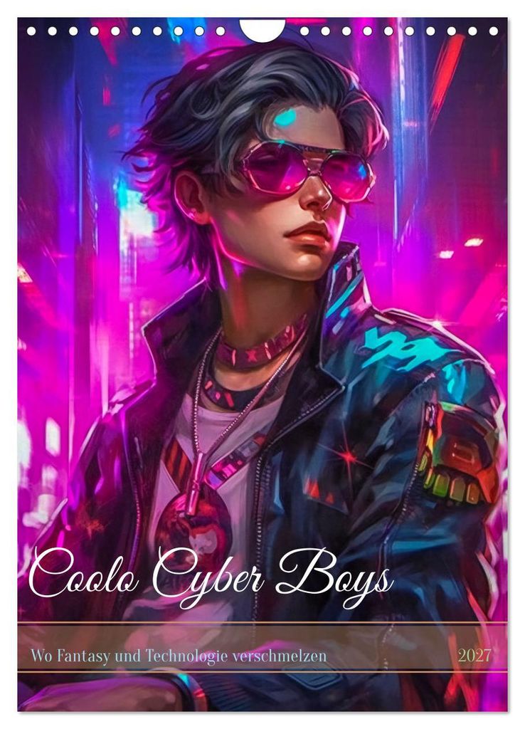 Coole Cyber Boys (Wandkalender 2027 DIN A4 hoch), CALVENDO Monatskalender