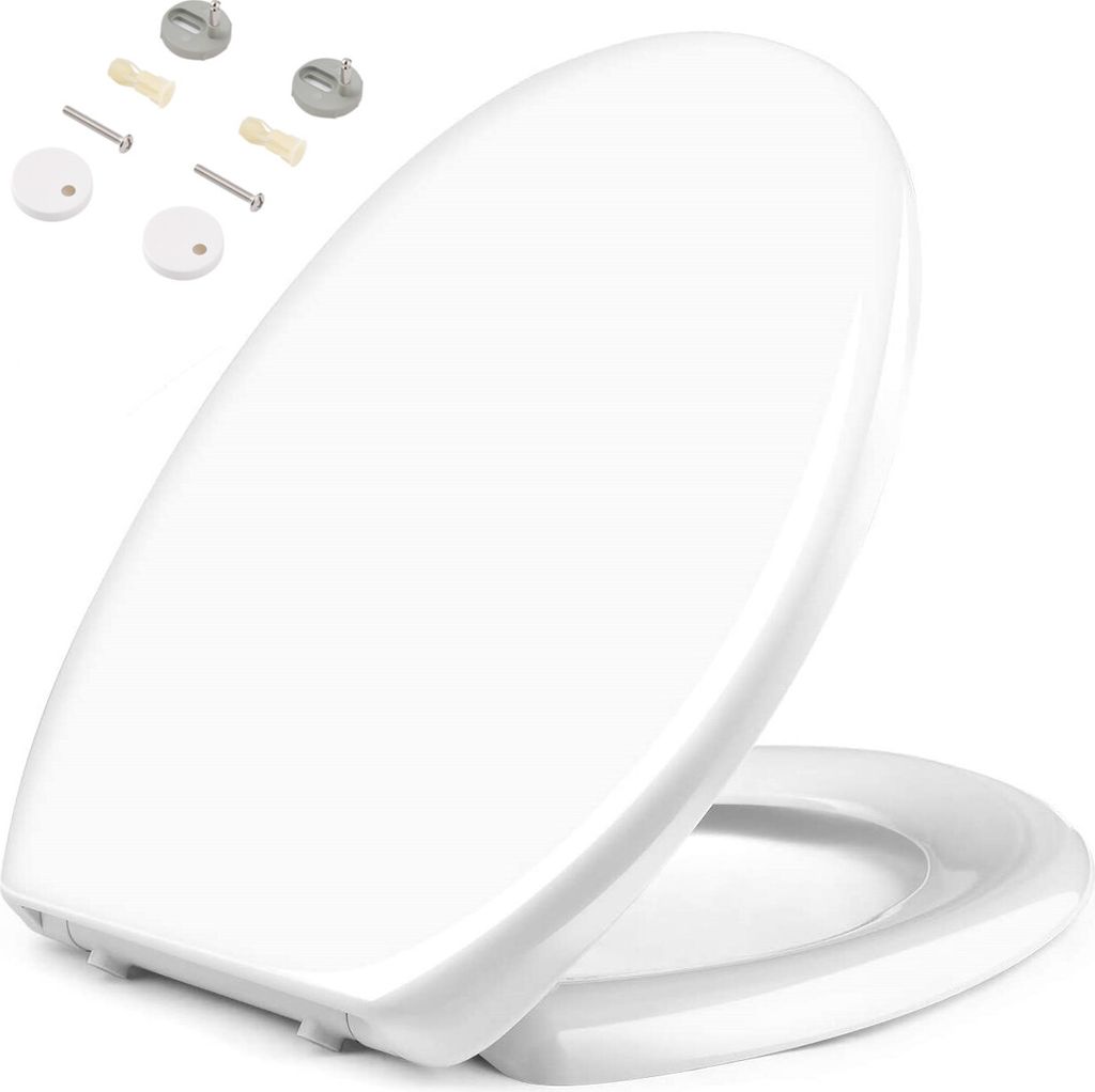 Toilettendeckel O Form WC-Sitze, Toilettensitzbezug mit Produktbild 2