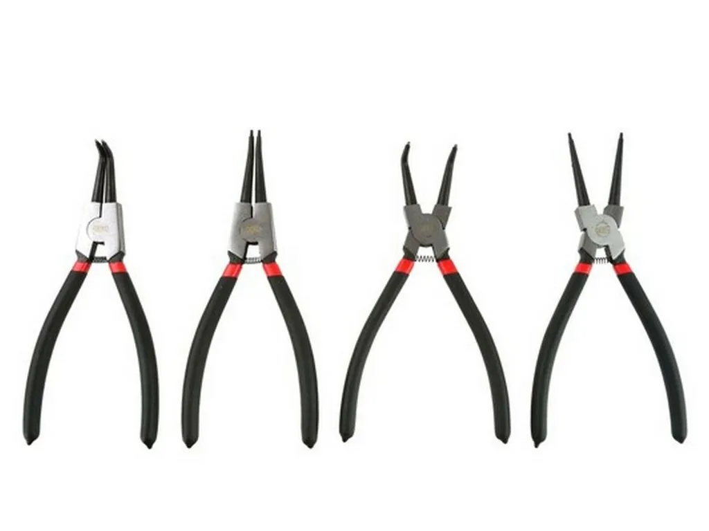 Kit 4 Pinze per Anelli Elastici Seeger GEKO 10 Pollici G01663