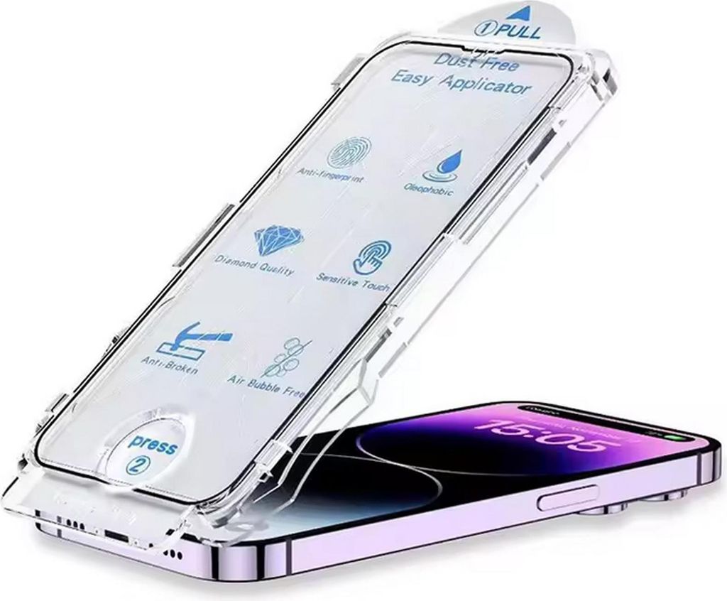 Glas Schutzfolie für Samsung Galaxy S24 Plus Panzer Schutz Glass Glasfolie mit Anbringhilfe