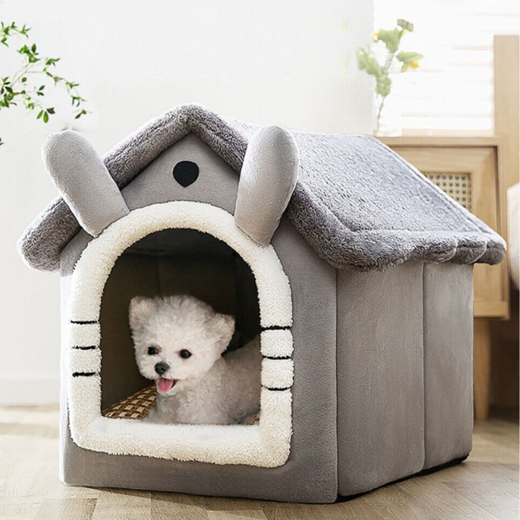 Haustier Tipi Zelt Mit Kissen – 50x50x60 Cm Für Katzen, Hunde, Kaninchen