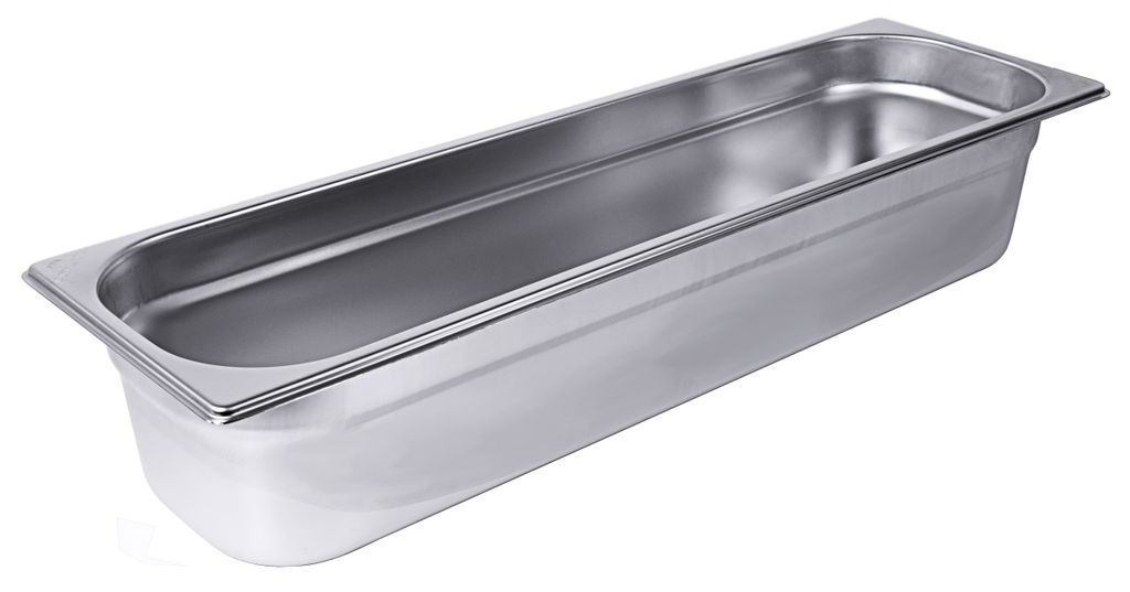 GN-Behälter, Gastronormbehälter, GN 2/4, schwere Qualität, Variante auswählbar : GN 2/4, 100 mm Variante: GN 2/4, 100 mm