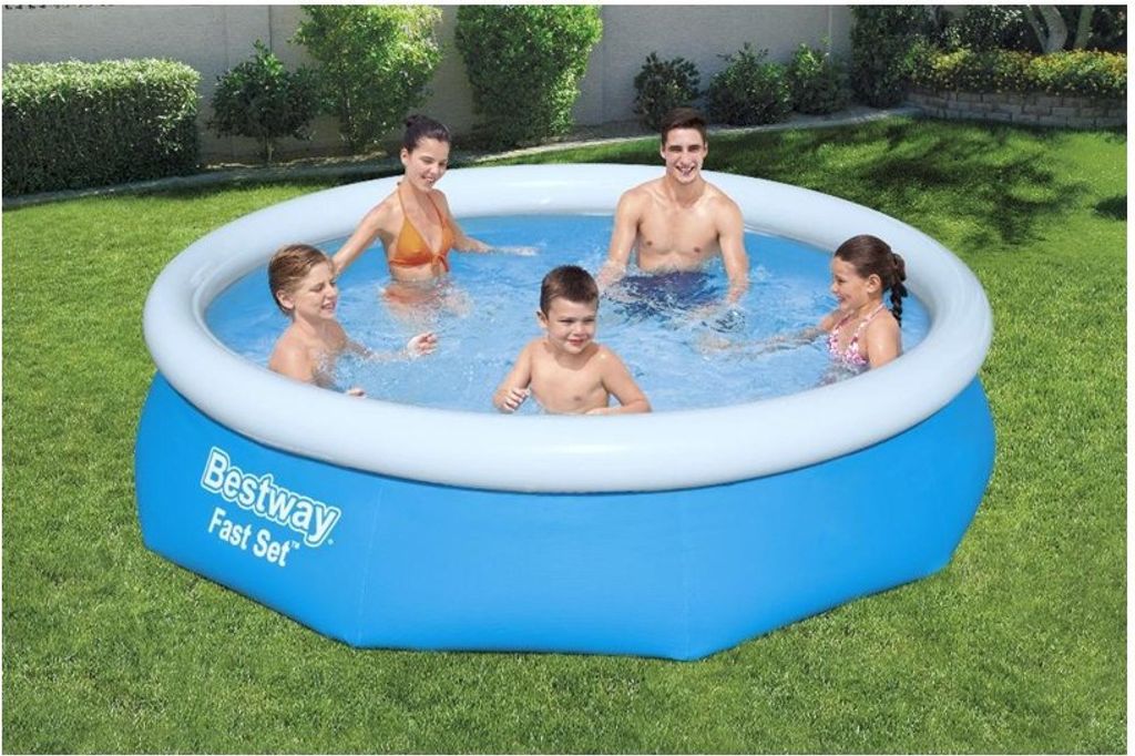Bestway Fast Set Aufblasbarer Swimmingpool Rund 305x76 cm Produktbild 15
