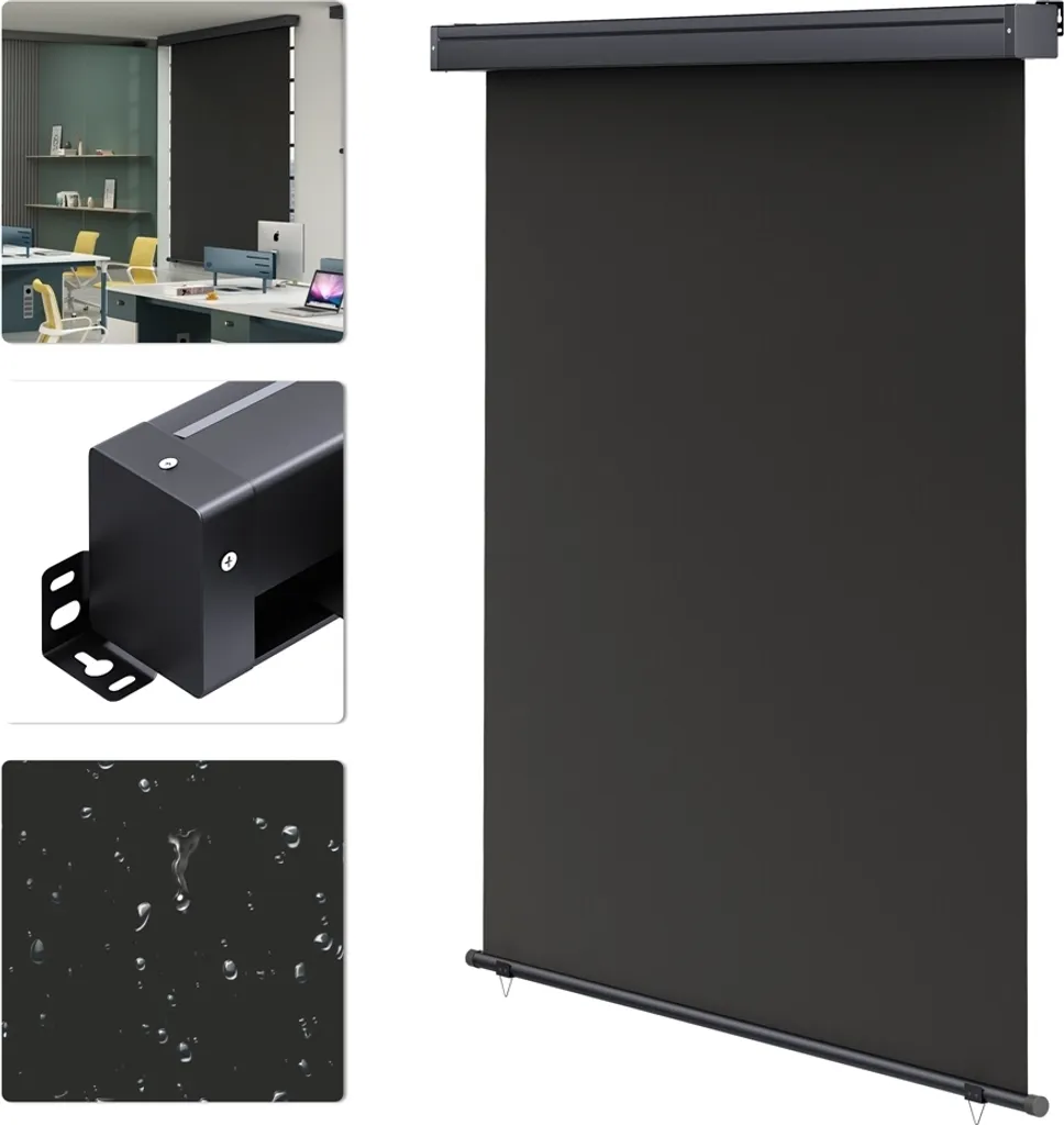 Tenda verticale estensibile Tenda laterale Paravento 140x140 cm Antracite