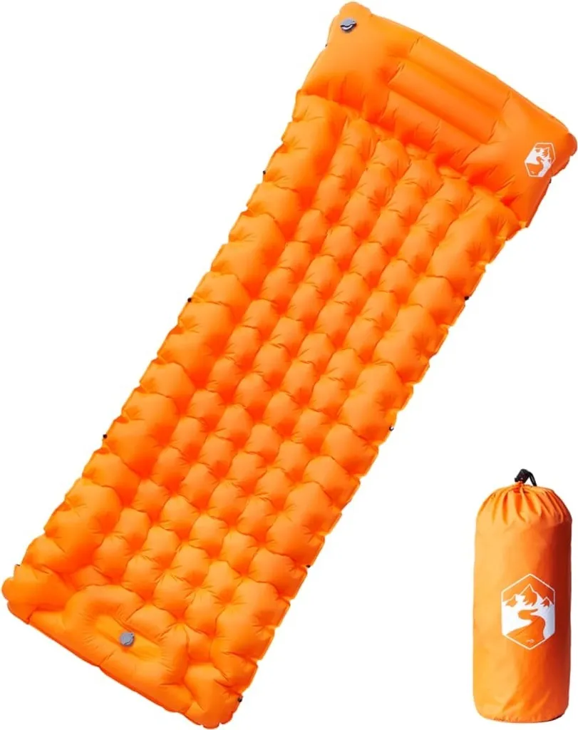 Matelas auto-gonflant Best Möbel Orange : dormez enfin bien en camping