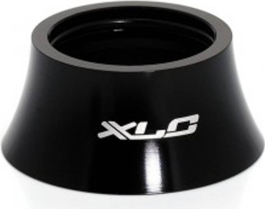 XLC A-Head Spacer AS-A01 18mm, konische Form, schwarz (1 Stück)