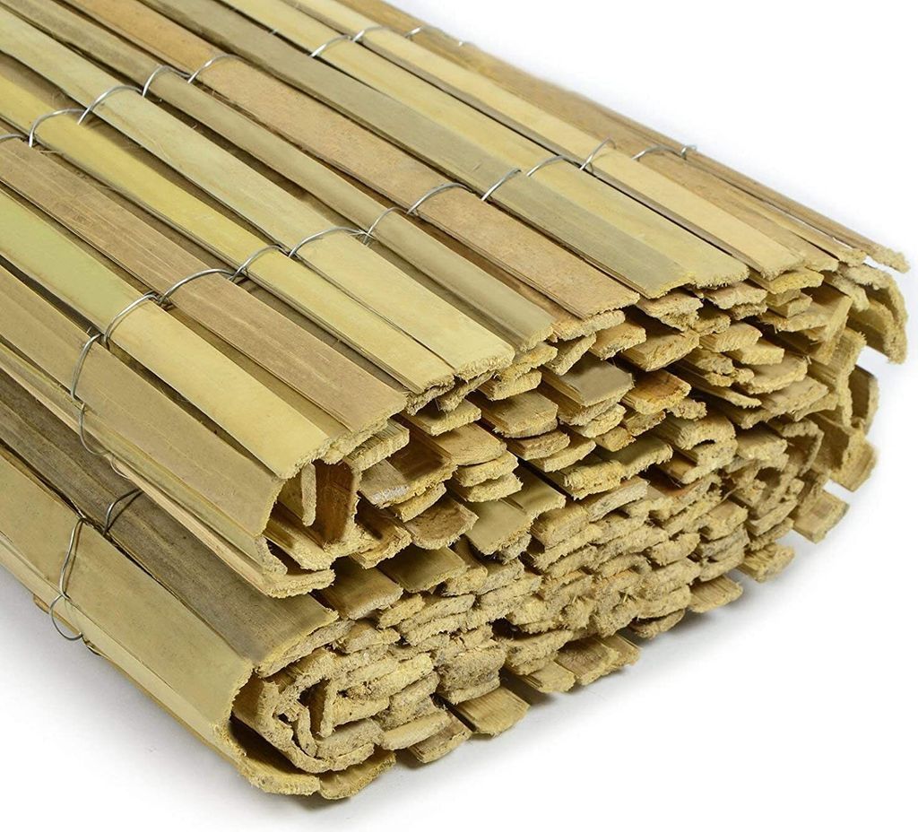 Bambus-Sichtschutzzaun Brasil Sichtschutz-Zaun gespaltenem Produktbild 3