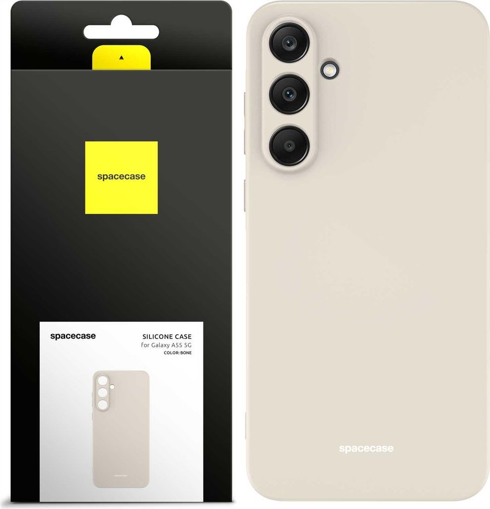 Spacecase Silikonhülle Galaxy A55 5G Knochen