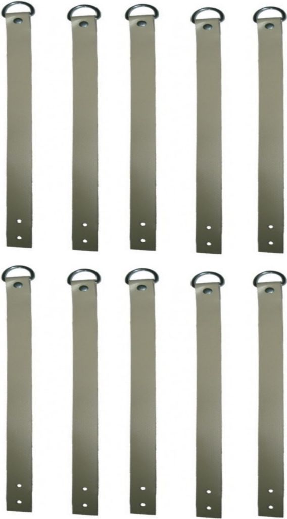 10 Stück - Aufrollriemen 500 mm, Gewebeverstärkt, Kunststoff
