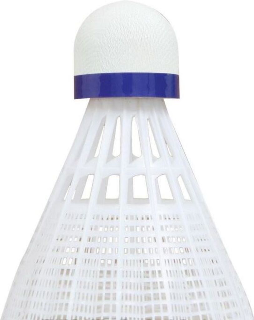 Talbot-Torro Badminton-Ball TECH 350 6er Dose, Korb:white, Speed blue/medium