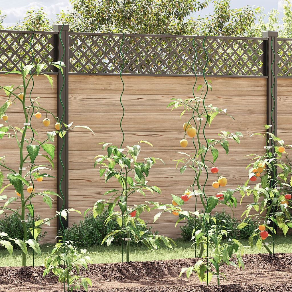 Spiral-Pflanzenstützen 5 Stk. 170 cm Stahl, Rankhilfen DesignMöbel Neu