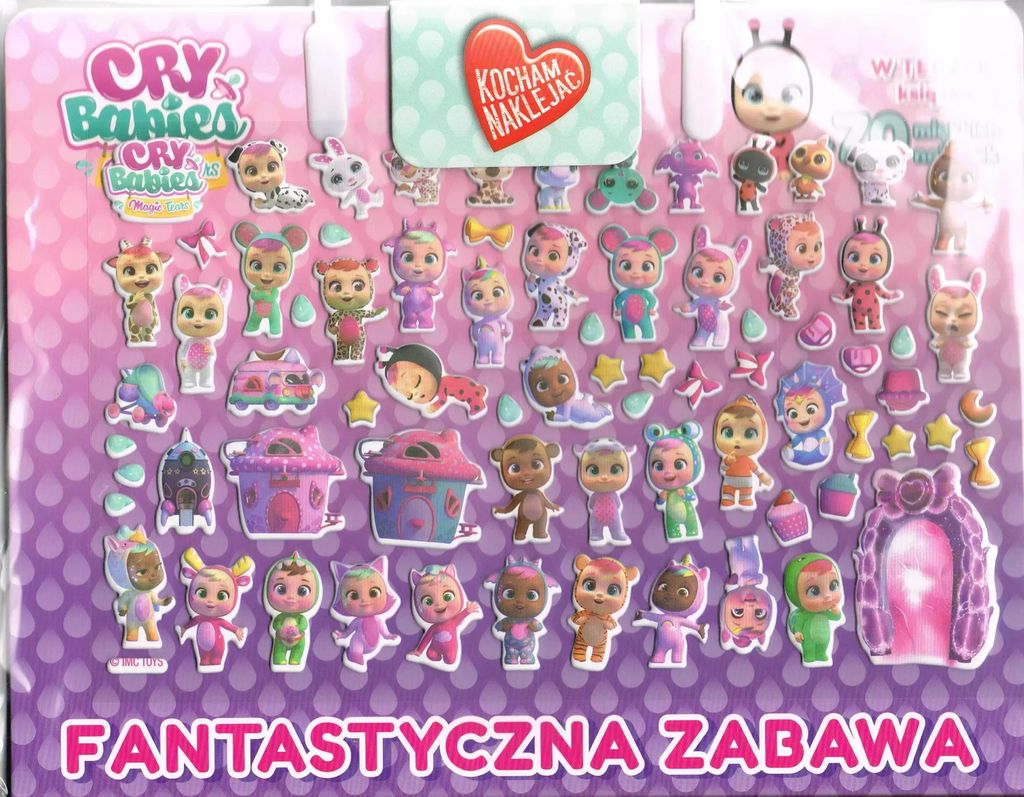 Cry babies. Kocham naklejać - praca zbiorowa Zdjęcie produktu 