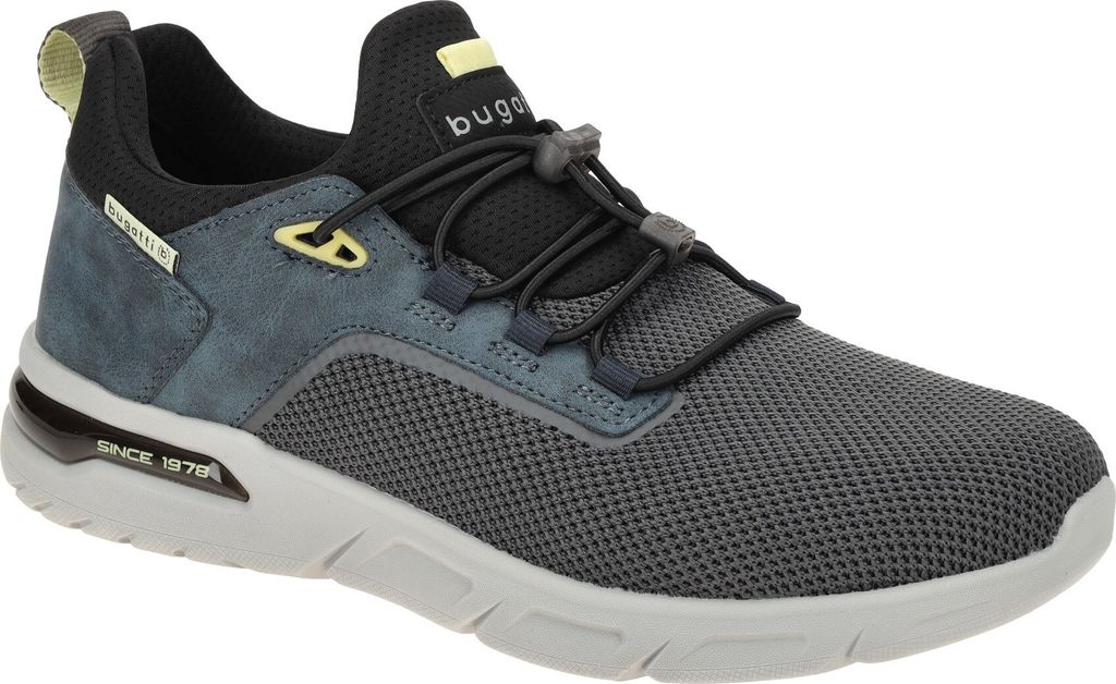 Bugatti NUBOLA Herrenschuhe - Sneakers - Halbschuhe grau Freizeit NEU