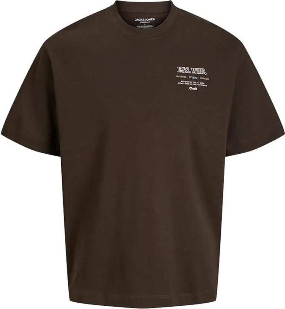 Jack & Jones Urban Edge Studio Kurzarm-t-shirt Braun L Herren Braun L