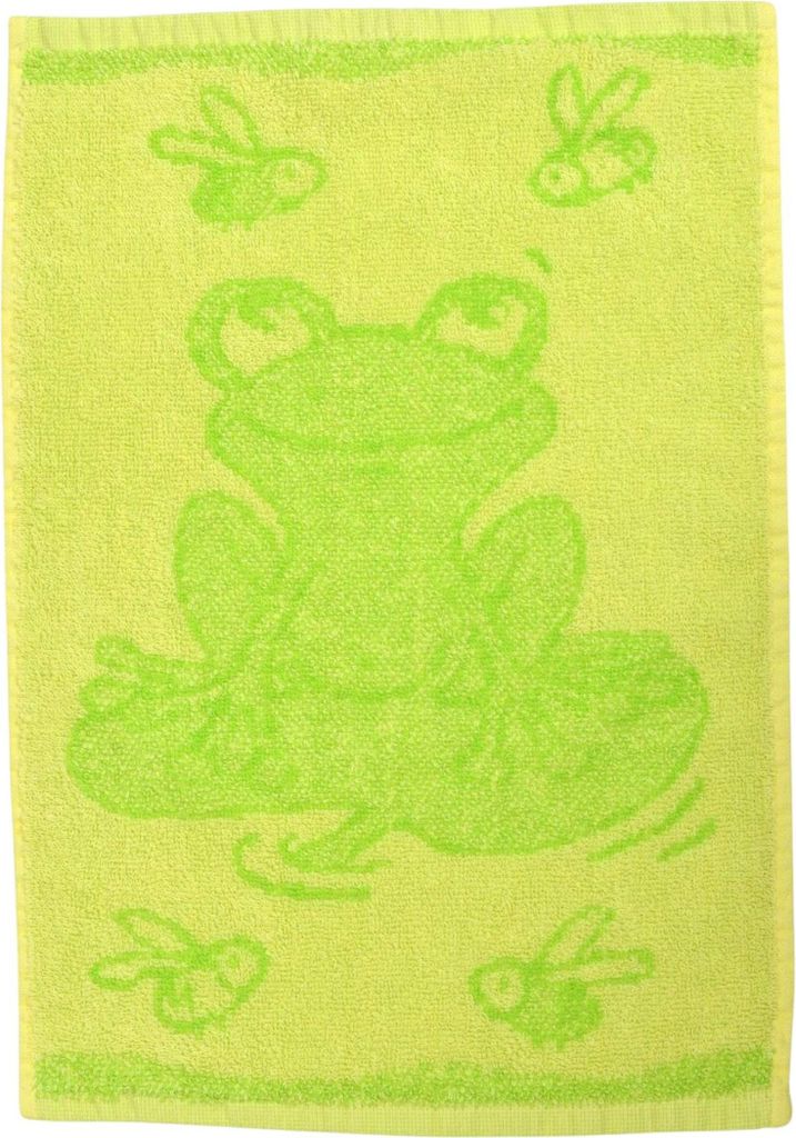 Babyhandtuch Frosch grün 30x50 cm