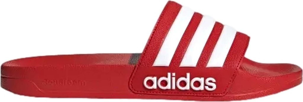 adidas Adilette Shower Slides Vivid Red Cloud White - EU Produktbild 