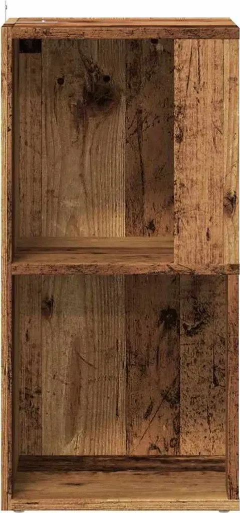 Scaffale angolare in legno di recupero 33x33x67 cm Materiale a base di legno - 5