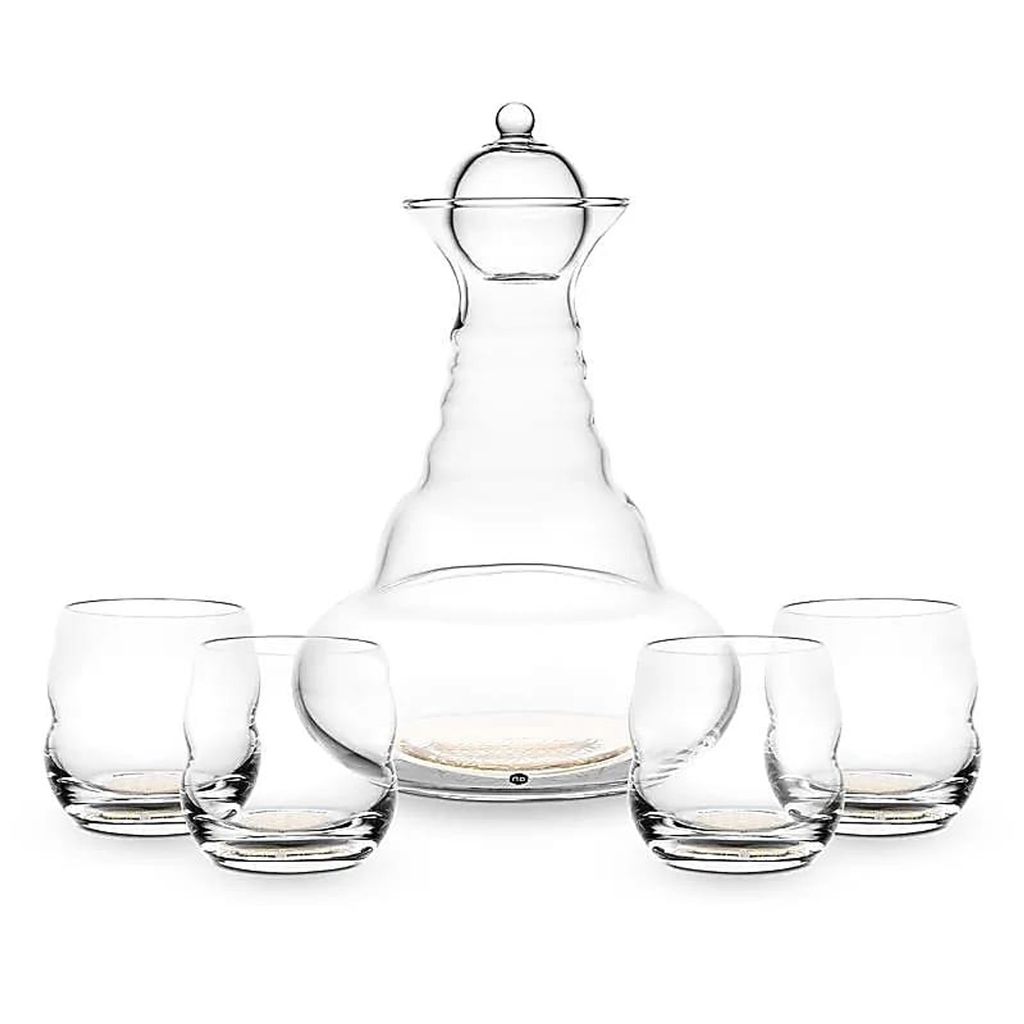 Carafe à Eau Vitale Alladin & 4x Verre Mythos Or - 1300 Ml Image du produit 