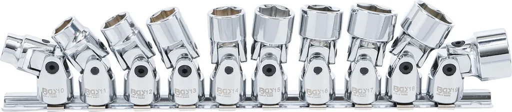 Douilles articulées 3/8 Pro Torque robustes en chrome vanadium BGS - 6