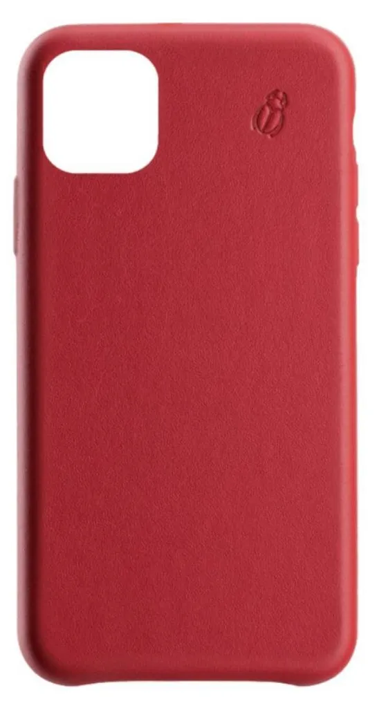 Custodia iPhone 11 Pelle Rossa BEETLECASE | Cover Artigianale Elegante