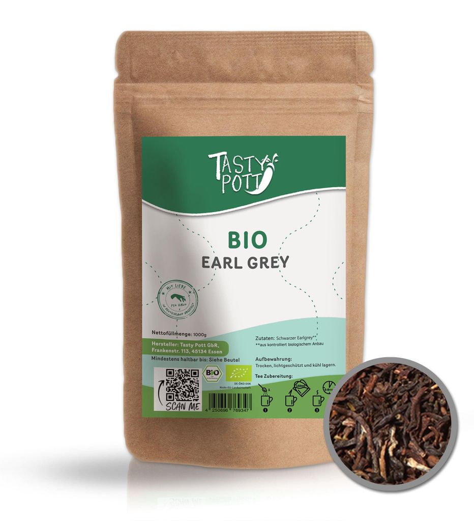 Tasty Pott Earl Grey Tee - im Beutel - 100g