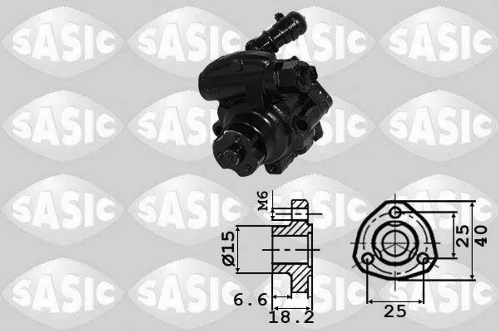Pompe hydraulique SASIC 7076084 haute pression - Direction assistée Mondeo