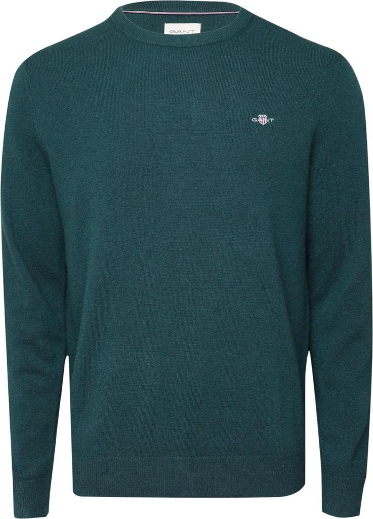 Gant - Sweatshirt für Herren, Rundhalsausschnitt, Wolle Mischung GT11891 (M) (Grün)