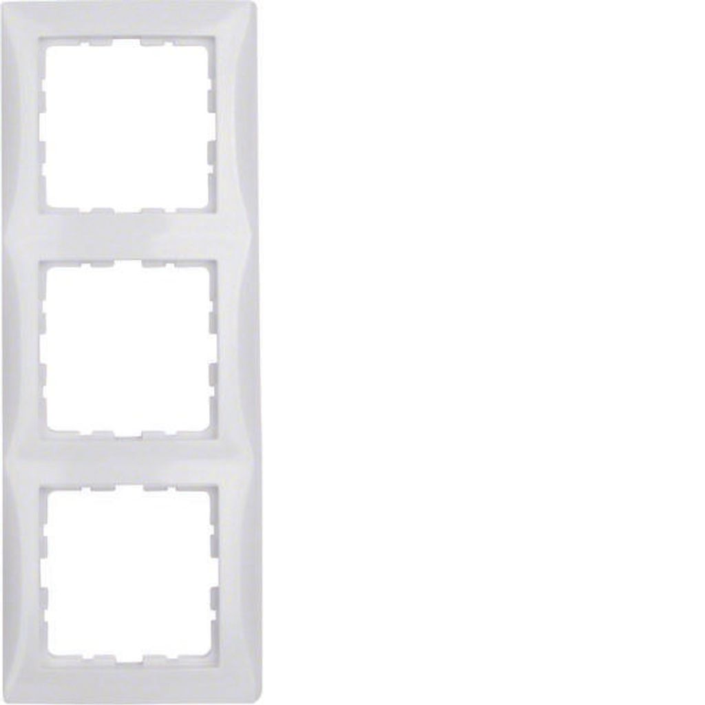 Berker/B.Kwadrat Tri-telaio bianco neve 5310138989 Immagine del prodotto 