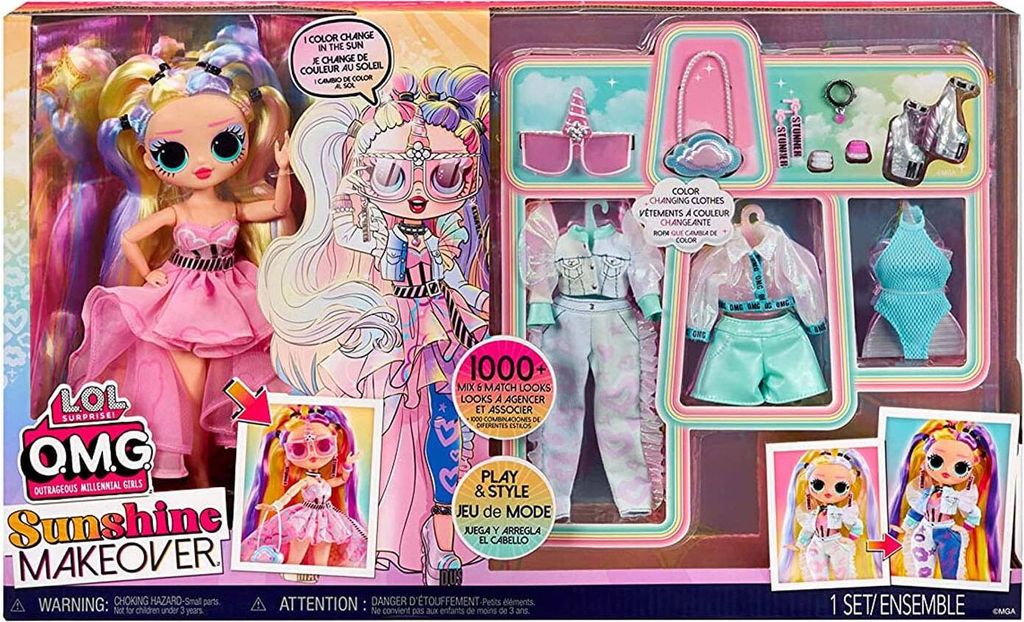 LOL Surprise LOL Surprise OMG Sunshine Makeover Módní Produktbild 