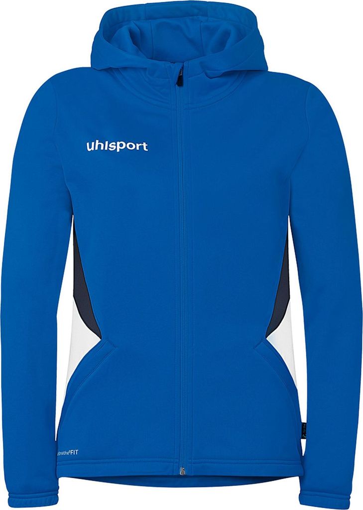 Uhlsport Equipe 29 Multi Hood Jacke Damen - azurblau/weiß/marine, Größe:XS