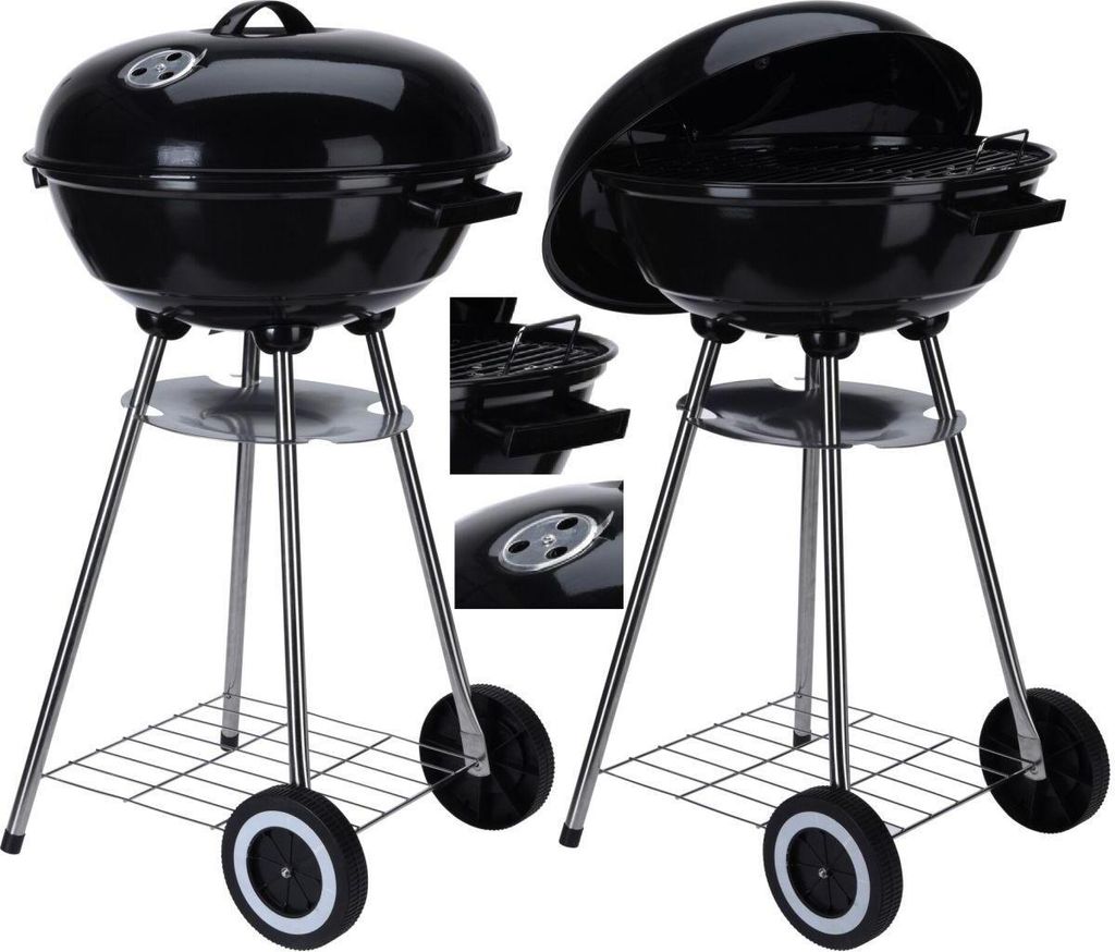 Kugeliger Stahl rex Gartengrill ø 46cm Produktbild 