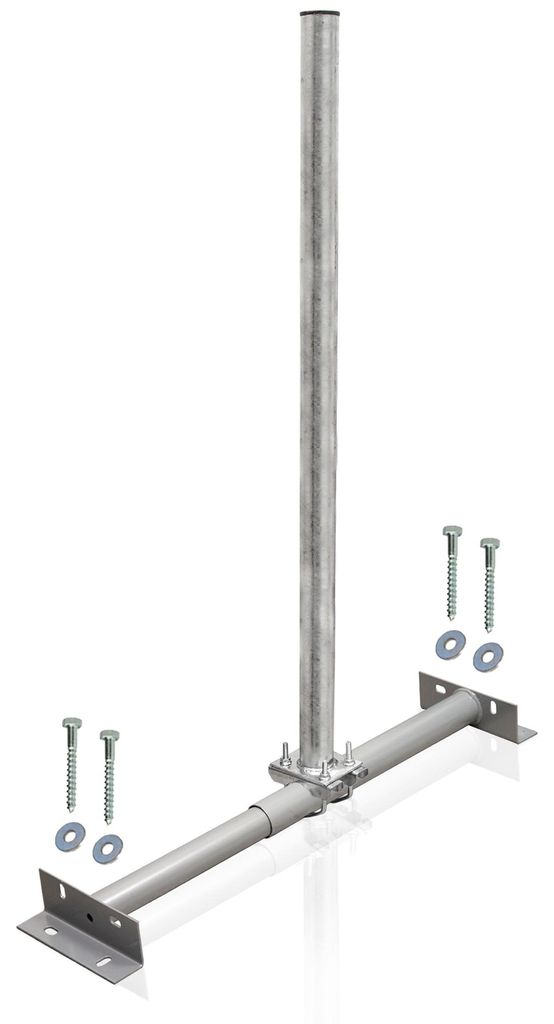 PremiumX Dachsparrenmasthalter 100cm Mast Dachsparrenhalter Produktbild 