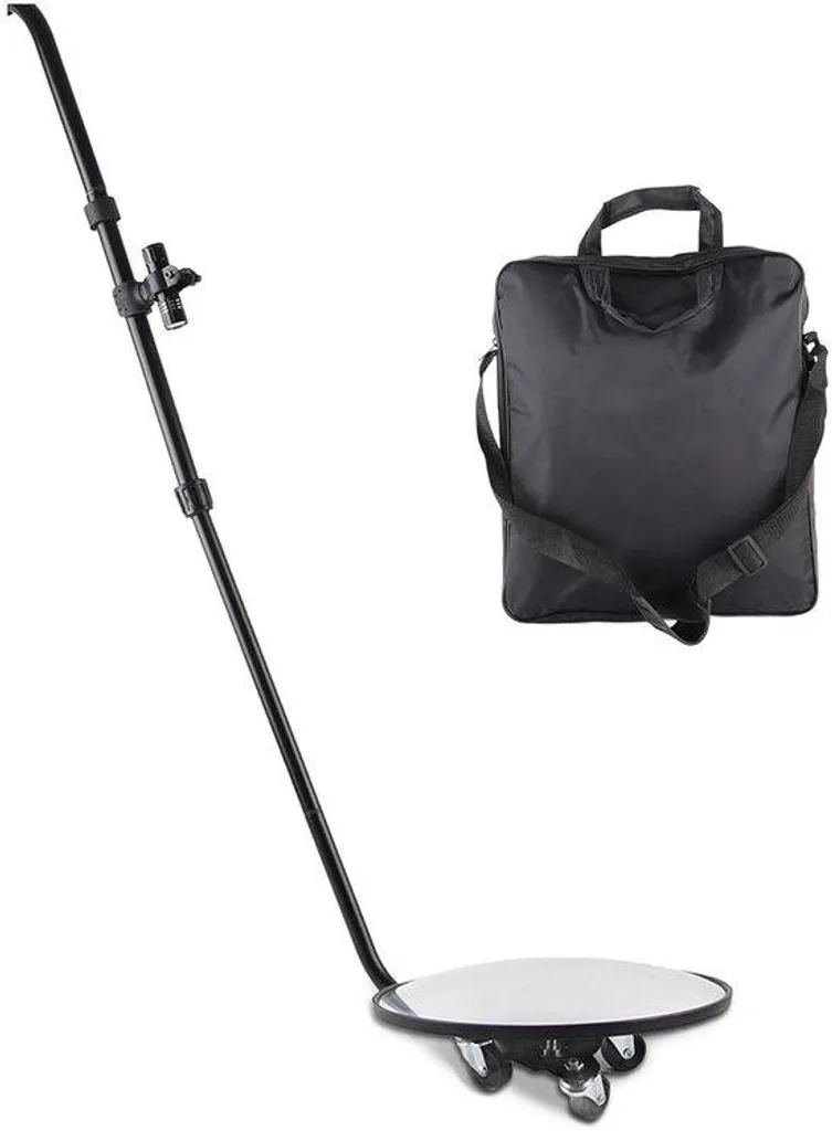 Miroir de recherche télescopique à LED pour contrôle de sous-caisse 30cm