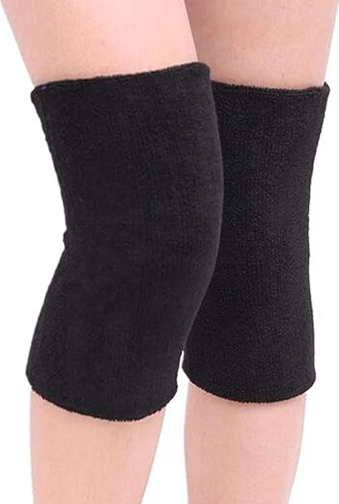1 Paar Winter-Knieschoner, Unisex, Sportschutz, warme Sport-Knieschoner für Männer und Frauen, elastischer Knieschoner für Laufen, Basketball, F...